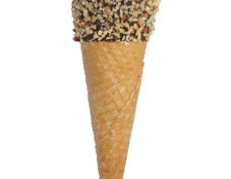 Süße Eistüte Schoko-Zuckerstreusel