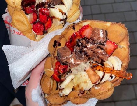 Pulver für Bubble Waffeln