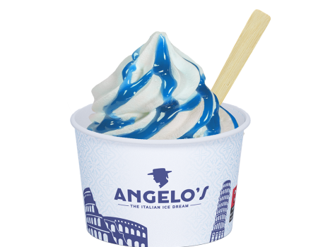 Glasur, Topping blauer Schlumpf