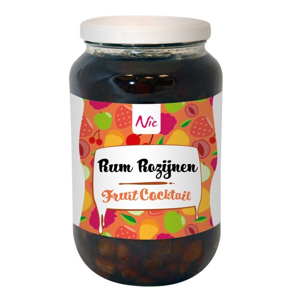 Fruchtcocktail Rum-Rosinen