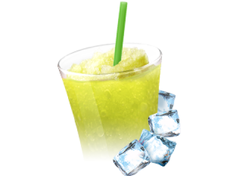 Zutaten für Slush-Eis und Frappé - Grüner Apfel