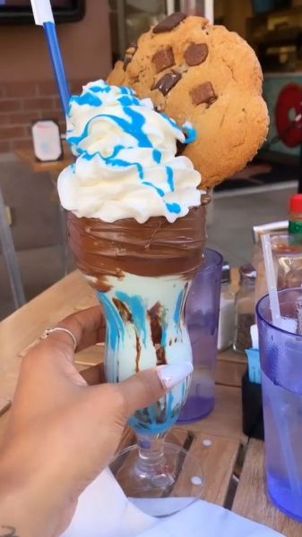 Glasur, Topping blauer Schlumpf