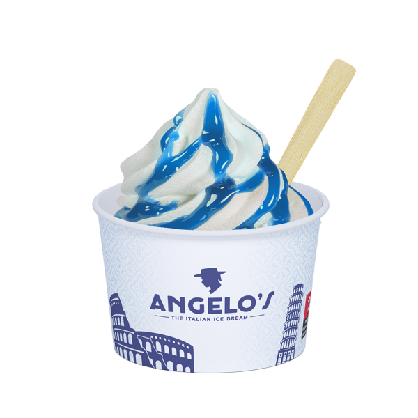 Glasur, Topping blauer Schlumpf