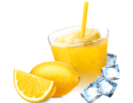 Zutaten für Slush-Eis und Frappé - Zitrone