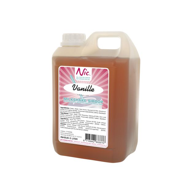Sirup zum Aromatisieren von Milchshake - Vanille