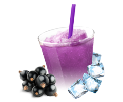 Zutaten für Slush-Eis und Frappé - Schwarze Johannisbeere