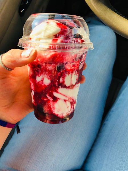 Glasur, Topping Waldbeeren