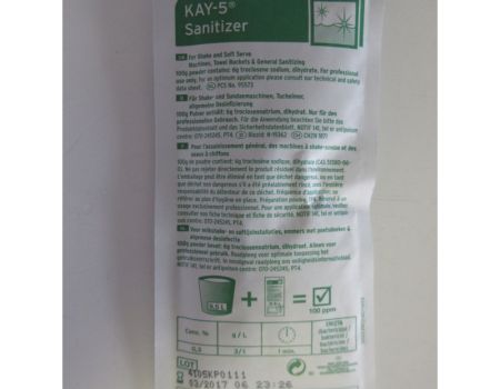 Desinfektionsmittel, Pulver, zur Desinfektion von Eismaschinen