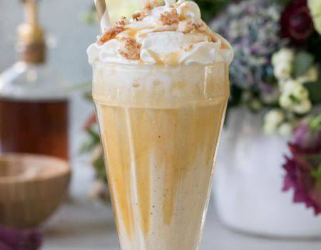 Zutaten für Milchshake-Sirup - Toffee-Karamell