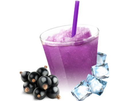 Zutaten für Slush-Eis und Frappé - Schwarze Johannisbeere