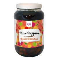Fruchtcocktail Rum-Rosinen