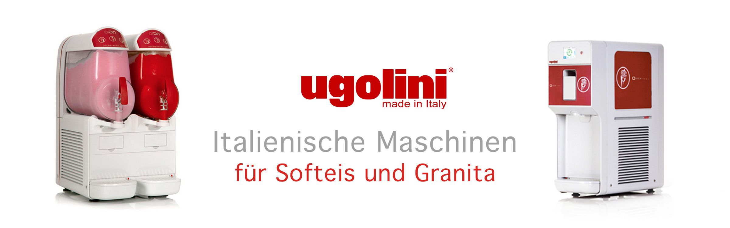 Ugolini softeis und granita Maschinen