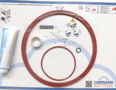 CARPIGIANI Dichtungssatz für Kugeleismaschine 741