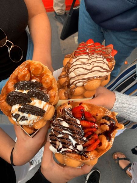 Pulver für Bubble Waffeln