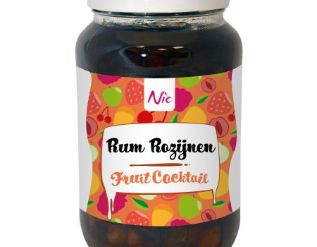 Fruchtcocktail Rum-Rosinen