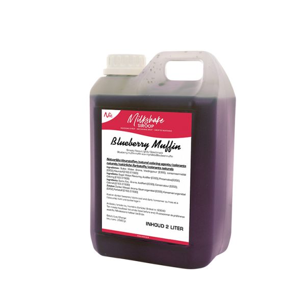 Sirup zum Aromatisieren von Milchshake - Blueberry-Muffin
