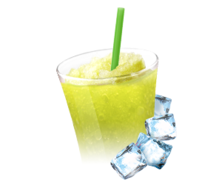 Zutaten für Slush-Eis und Frappé - Grüner Apfel